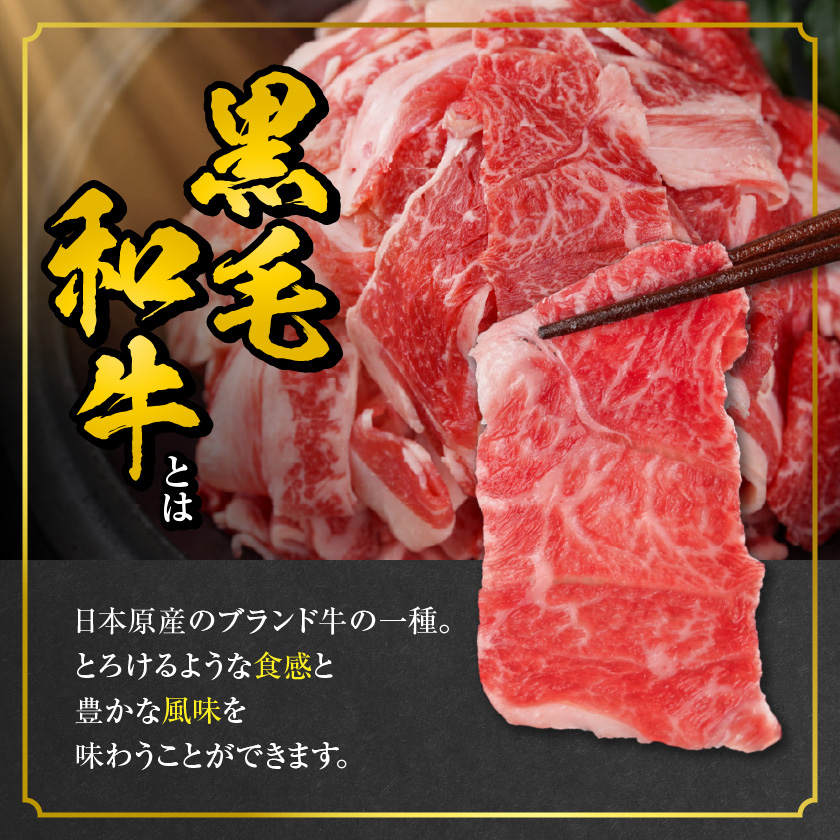 宮崎県都城市のふるさと納税 【黒毛和牛】切り落とし1.5kg(250g×6パック)≪みやこんじょ特急便≫_18-I901-Q