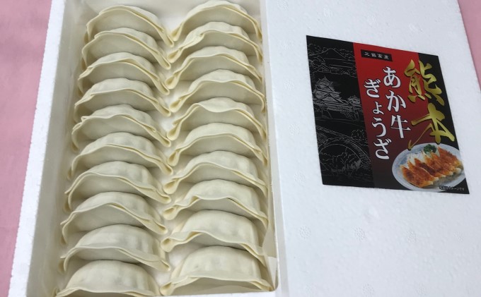 ぎょうざ 熊本 あか牛 餃子 セット 計40個（20個入り×2箱）和牛 肉 お肉 牛肉 加工品 ギョウザ 赤牛 配送不可：離島 熊本県産野菜使用 濃厚な肉汁 おかず つまみ ビールのお供 中華 