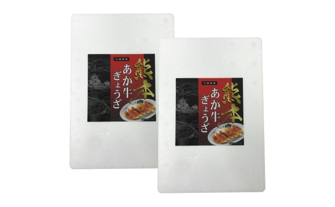 ぎょうざ 熊本 あか牛 餃子 セット 計40個（20個入り×2箱）和牛 肉 お肉 牛肉 加工品 ギョウザ 赤牛 配送不可：離島 熊本県産野菜使用 濃厚な肉汁 おかず つまみ ビールのお供 中華 