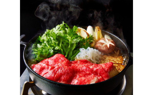 A5等級 未経産雌限定 特撰近江牛ロースすきやき しゃぶしゃぶ用 1kg【FO06W】