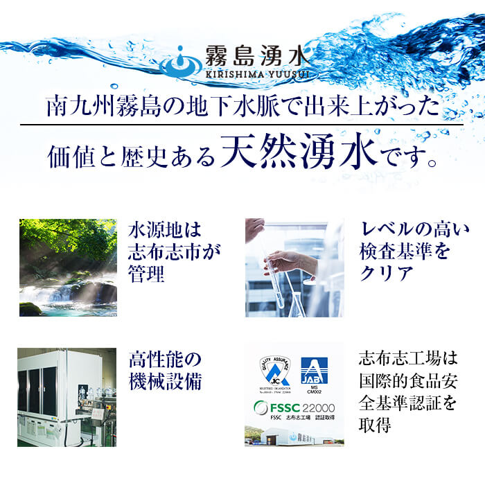 鹿児島県志布志市のふるさと納税 ＜入金確認後、2週間以内に発送！＞天然シリカ水 (555ml×48本/24本入×2ケース) a2-117-2w