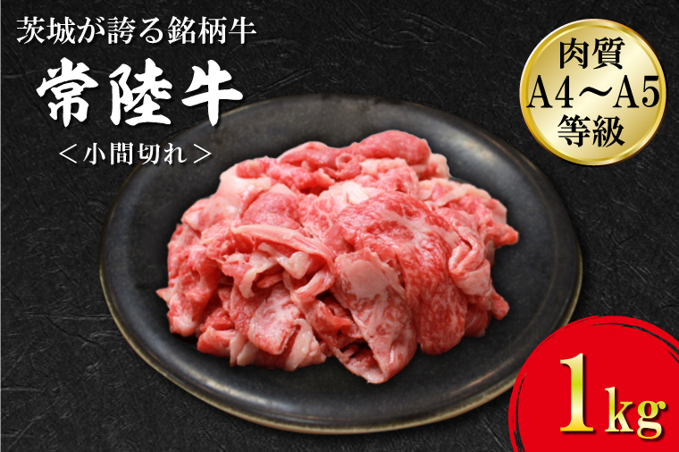 茨城県行方市のふるさと納税 FB-6　日山　常陸牛　小間切れ１kg