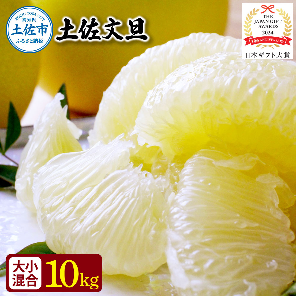 文旦　訳あり　アウトレット品　柑橘　16 日本ギフト大賞2024受賞】園主こだわりの土佐文旦 10キロ 大小