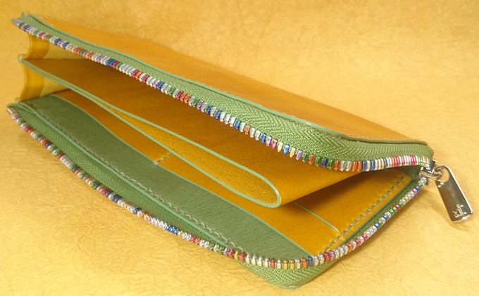 Vague　L字タイプ長財布　(コルザイエロー)