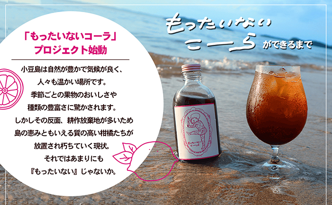 【 小豆島 】島柑橘が主役！もったいないこーら クラフトコーラ シロップ 300ml 果実 柑橘 飲料 ドリンク