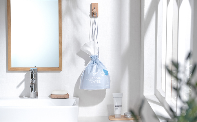 【70枚入り×6個セット】クレンジングタオル ロールタイプ TSC-70R 使い捨て 顔 手 拭き取り 厚手 タオル フェイスタオル 洗顔 猫 アイリスオーヤマ 高吸水力 