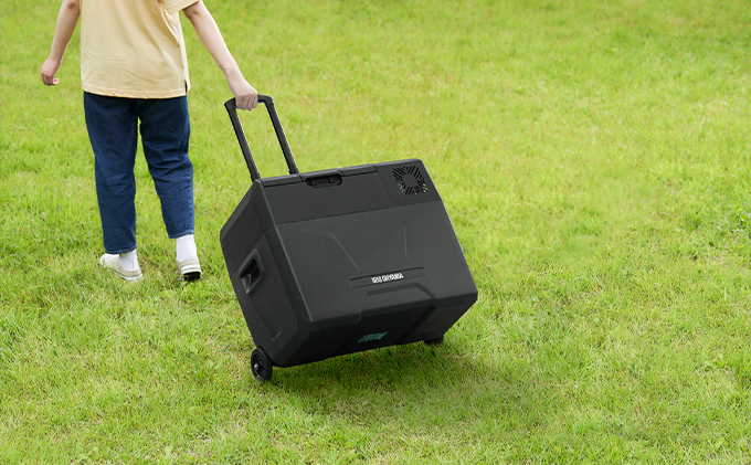 ポータブル冷蔵冷凍庫 40L アイリスオーヤマ ブラック ポータブル冷蔵庫40L｜ポータブル冷蔵庫｜冷蔵庫｜大型家電