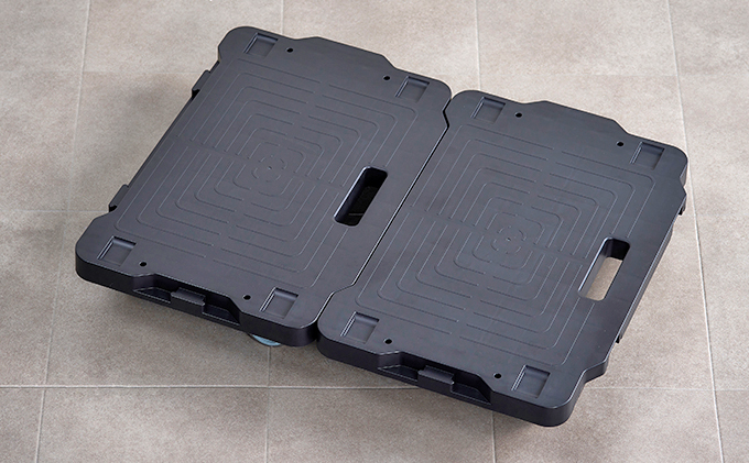 台車 キャスター付き 連結できる台車 ミニ平台車 5台セット RMH-5-B ブラック 連結 平台車 ミニ コンパクト 軽量 シンプル 取っ手付き 荷物移動 キャリー カート アイリスオーヤマ 雑貨 持ち運び簡単 