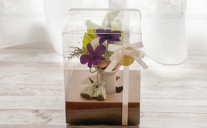 プリザーブドフラワー 仏花 2個 セット 花 フラワー 上品 飾りやすい大きさ 水やり不要 枯れない 贈り物 お供え 仏壇 お墓参り お供え用お花 おしゃれ 