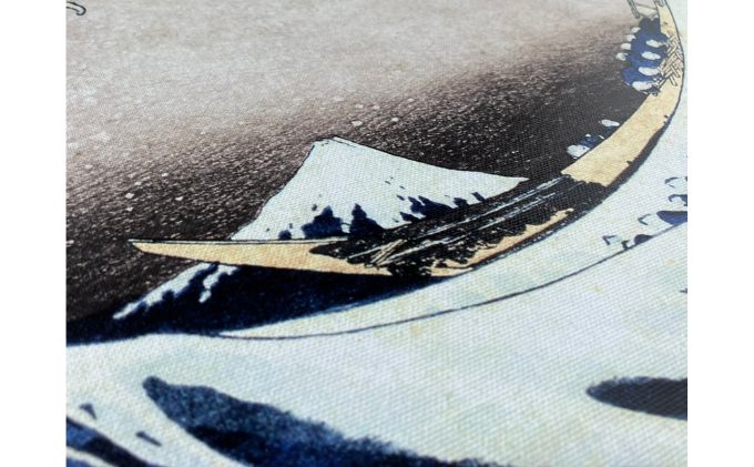 オリジナルアートパネル「冨嶽三十六景 神奈川沖浪裏」（2枚組） 葛飾北斎 浮世絵 絵画 インテリア 和風 モダン おしゃれ 有名 美術館 