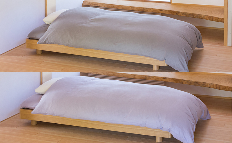 オーガニックコットンの掛け布団 CS対応・オーガニックコットン/ダブル掛け布団 中綿4.2kg 標準タイプ