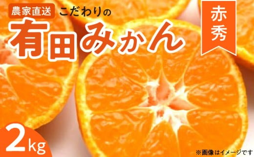 ZT6201n_赤秀 有田みかん 2kg 2S～Mサイズ おまかせ 手作業 新鮮 濃厚 甘み ほどよい 酸味 バランス 有田 みかん 温州みかん フルーツ 果物 柑橘 国産 食品 食べ物 おやつ デザート フレッシュ 産地直送 お取り寄せ 和歌山県 湯浅町 送料無料