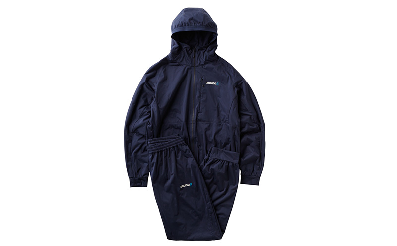 zauna suit / ザウナスーツ　JAPAN BLUE　ジャパンブルー　ネイビー　着るサウナ ファッション デトックスウェア Ag素材 保温性 セットアップ 静音性 軽量性 
