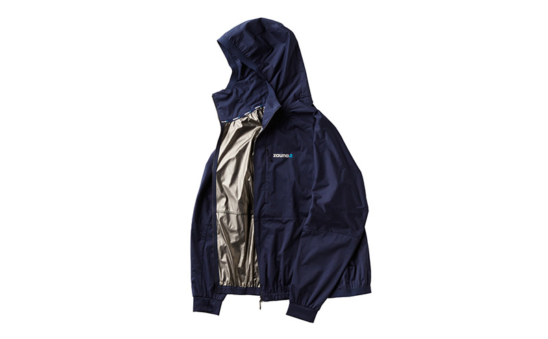 zauna suit / ザウナスーツ　JAPAN BLUE　ジャパンブルー　ネイビー　着るサウナ ファッション デトックスウェア Ag素材 保温性 セットアップ 静音性 軽量性 