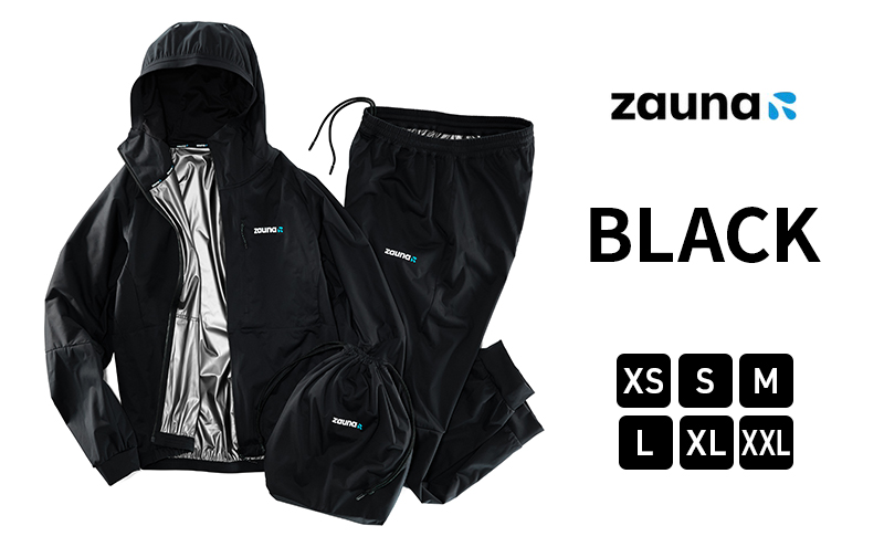 zauna suit サイズM ブラック 上下セットアップ ザウナスーツ zauna suit / ザウナスーツ BLACK ブラック 着るサウナ