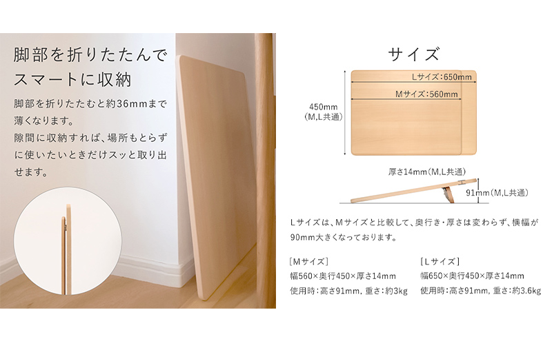 バランス イージー(カバー付き)とイージーライティングボードMの