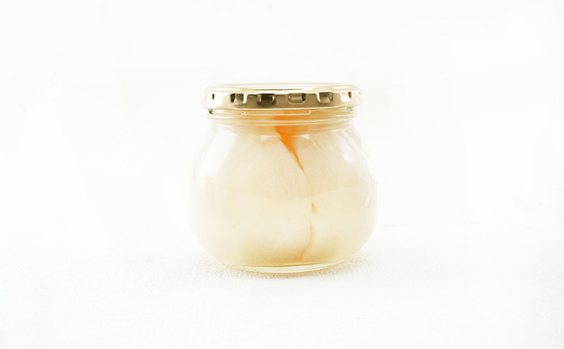 岡山県赤磐市のふるさと納税 桃 まるごと ひとつシラップ漬け （ビン詰め）200g×2個 シロップ漬け コンフィチュール 果物 もも 桃 フルーツ