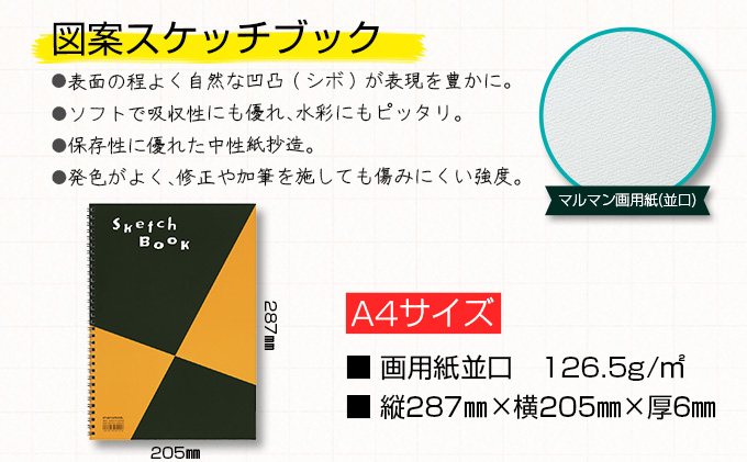 マルマン スケッチブック ＆ スケッチパッド A4サイズ 2種 セット 合計