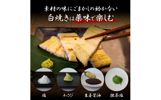 KGP041　高知ブランド鰻「西岡うなぎ」《超特上》うなぎの白焼き2尾セット（約440g） オリジナルタレ・山椒付き 国産 ウナギ 鰻 冷凍配送 高知県産 うな重 丼 特大 自宅用 家庭用