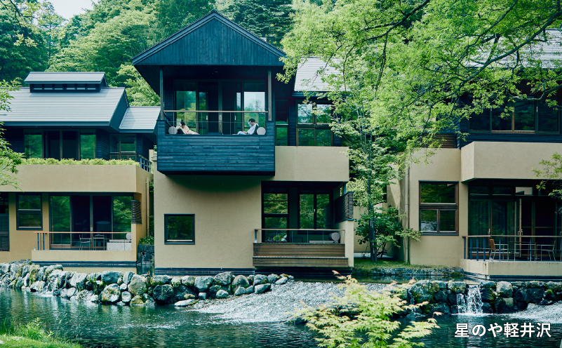 長野県軽井沢町のふるさと納税 軽井沢 星野リゾート ふるさと納税宿泊ギフト券(60,000円分) 宿泊券 星のや軽井沢 ホテルブレストンコート BEB5軽井沢