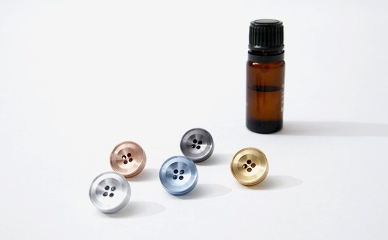 ALMA オリジナルセット【ピンズ1ヶ・カプセル(leaf)・switch】 アクセサリー 香り アロマオイル コットン ジャケット マフラー 飾り 持ち運ぶ 天然成分 ジューシー 柑橘系 