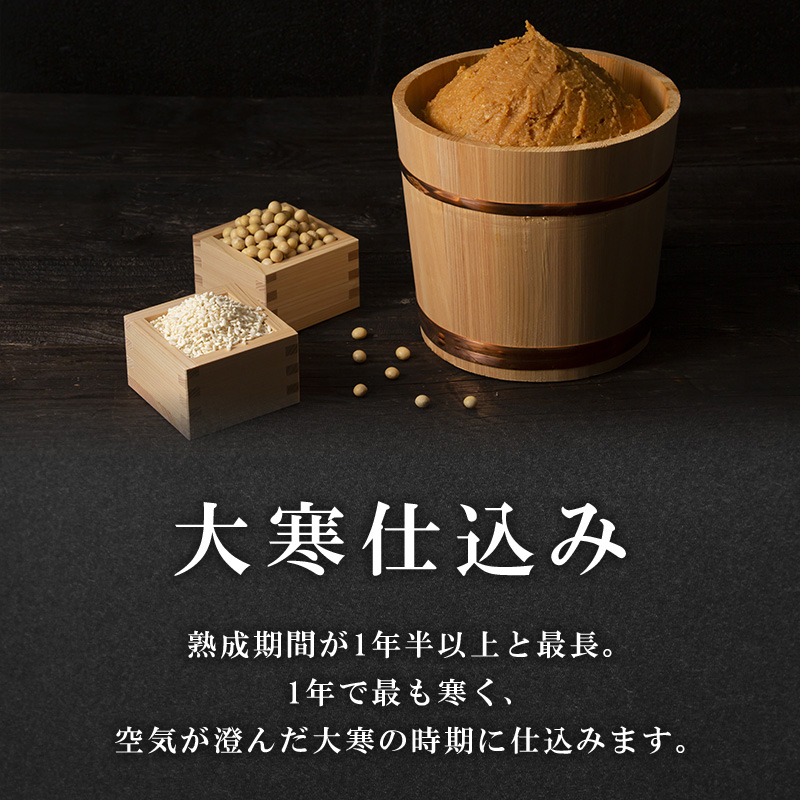 味噌 山吹味噌 大寒仕込み 1kg×2 セット 信州味噌 みそ ミソ 熟成 信州 信州みそ 無添加 調味料 小分け 長野県 長野 