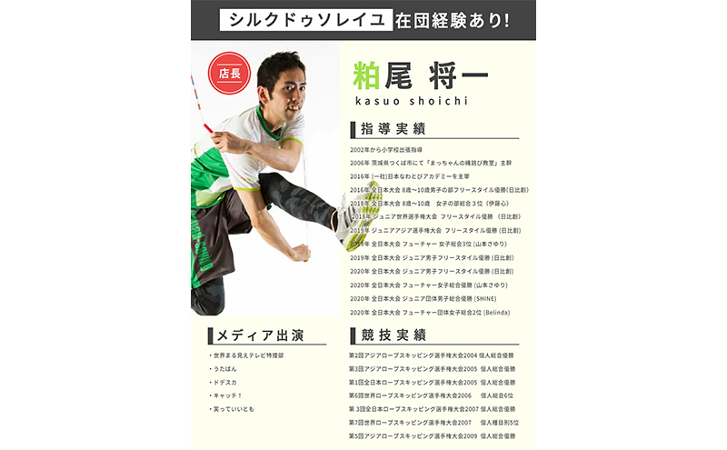 ワークショップチケット 日本なわとびアカデミー 体験 縄跳び なわとび 1回 体験チケット 