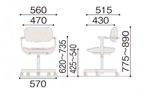 イトーキ バーテブラ03 （vertebra03）ワークチェア【 お客様組立品 ( かんたん組立 ) /   5本脚 本体：ダークグリーン SD張地：アンバー 抵抗付ウレタン双輪キャスター / 柴田文江氏デザイン / 日本製 】  オフィスチェア デスクチェア ダイニングチェア KG825SDM1G1K2CF (KG825SDM1G1K2C)【EI074W】