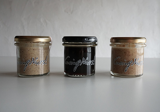 ナッツストーリーズエピソード#01（自然派ナッツバター100g×2、デーツシロップ140ｇ×1）【DE02W1】