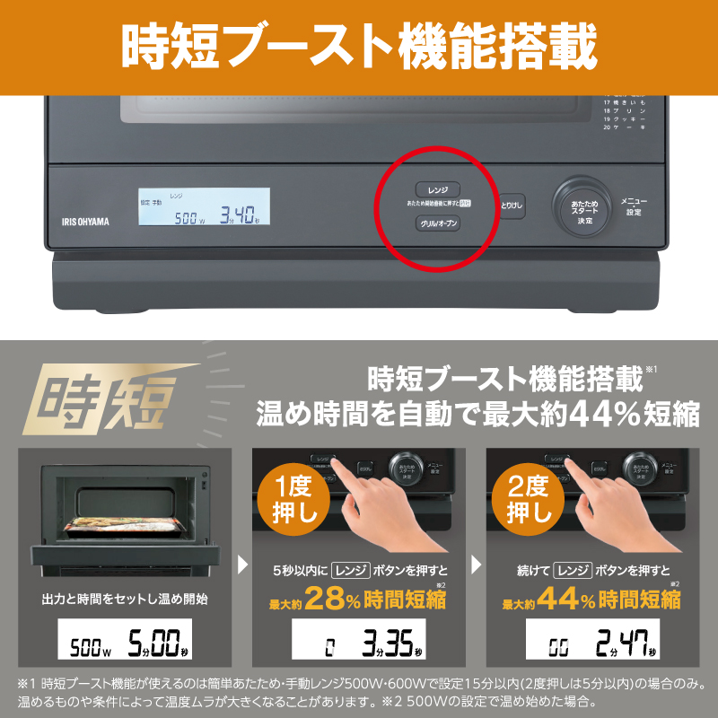レンジ オーブンレンジ スチームオーブンレンジ 18L MO-F1808-HA