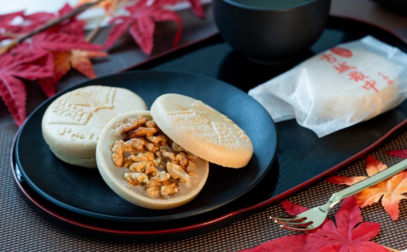 古城最中くるみ　１０個入り お菓子 和菓子 スイーツ 和スイーツ くるみ最中 手作り 地産地消 保存料不使用 贈り物 