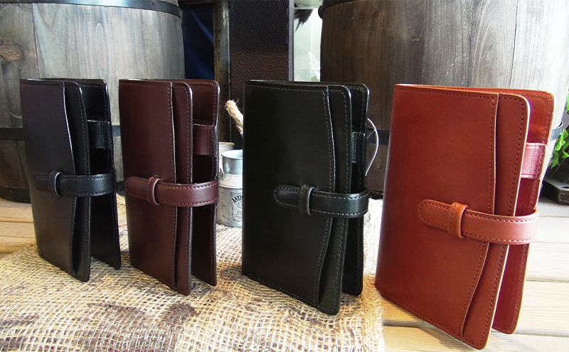 システム手帳 バイブルサイズ/キャメル・チョコ・ブラック・グリーン