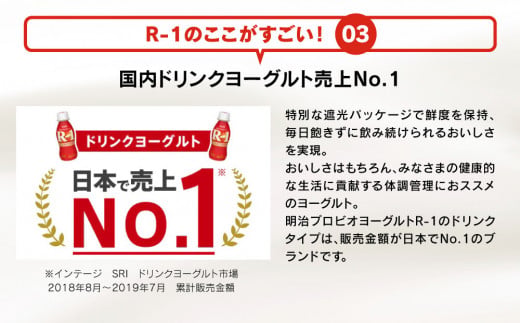 プロビオヨーグルト R-1 ドリンクタイプ 112g×24本　ヨーグルトドリンク