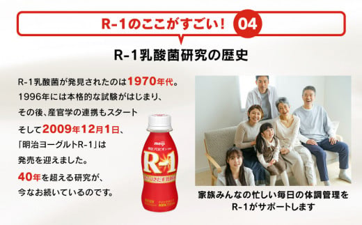 プロビオヨーグルト R-1 ドリンクタイプ 112g×24本　ヨーグルトドリンク