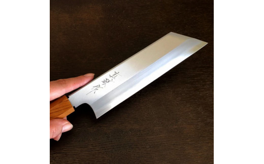 ムキモノ包丁 180ミリ銀三鋼 極上霞仕上げ 受注生産 包丁 日本製 ステンレス 刃渡り18cm 和包丁 野菜 皮むき 飾り切り 再区切り 料理 高級 本格的 贈答 贈り物 ギフト