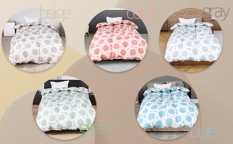 【５色展開】洗える羽毛合い掛け布団シングルダウン90％350dp北欧デザイン羽毛1.0kg洗濯可羽毛布団 寝具 