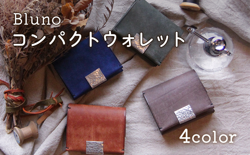 コンパクトウォレット(ol) ファッション小物 財布 おしゃれ イタリアンオイルレザー 