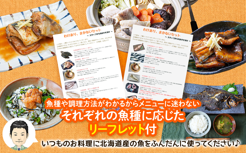 【2025年11月下旬発送】訳あり 北海道のおさかな屋さんの まかないセット 冷凍魚貝 最大4kg 魚 魚介 訳あり