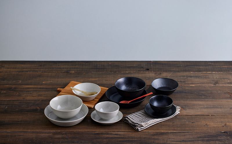 食器 5点セット MNW-5S グレー 電子レンジ 食洗器対応 磁器 新生活 アイリスオーヤマ 食器セット 