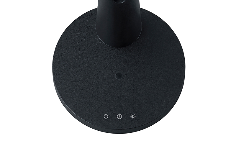 デザインデスクライト LDL-QF02DL-B ブラック デスクライト LEDデスクライト Qi充電シリーズ 平置きタイプ 調光・調色 黒 アイリスオーヤマ 昼光色 白色 電球色 