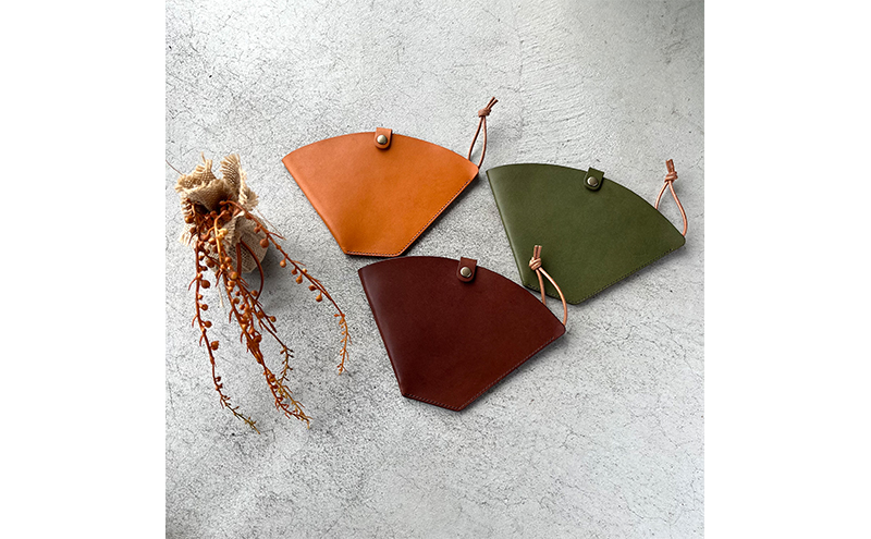 本革 コーヒーフィルターホルダー 栃木レザー 革小物 レザー小物 