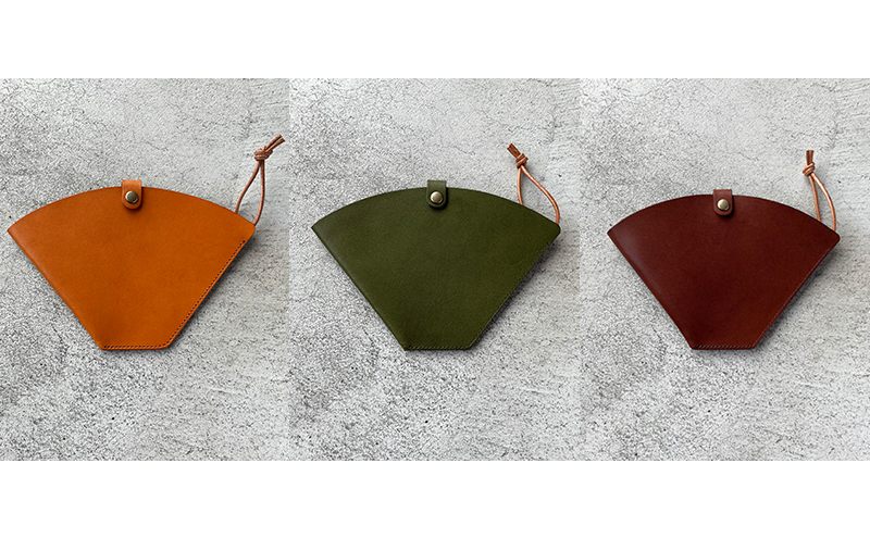 本革 コーヒーフィルターホルダー 栃木レザー 革小物 レザー小物 