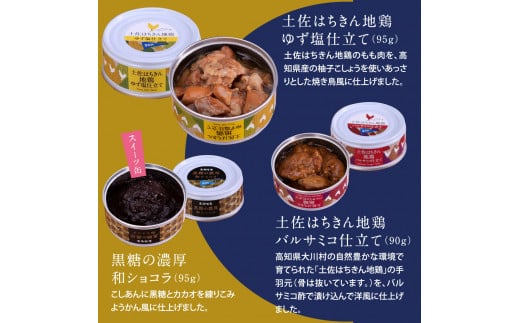 RHT022　【CF-R5cbs】ホテルおすすめ！黒潮町の缶詰セット［6種セレクト］〈黒潮町共通返礼品〉