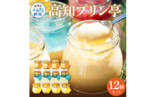 TKA026　【CF-R5cbs】 高知プリン亭セット12個入り