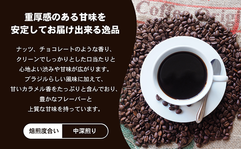 自家焙煎珈琲豆専門店のおうちコーヒー（ブラジルショコラ） 300g コーヒー豆 コーヒー粉 