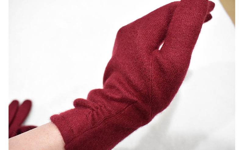 カシミヤ100％　レディース　タックファッショングローブ ファッション小物 小物 寒さ対策 冬 冬小物 手袋 シンプル おしゃれ 通勤 お出かけ 普段使い 