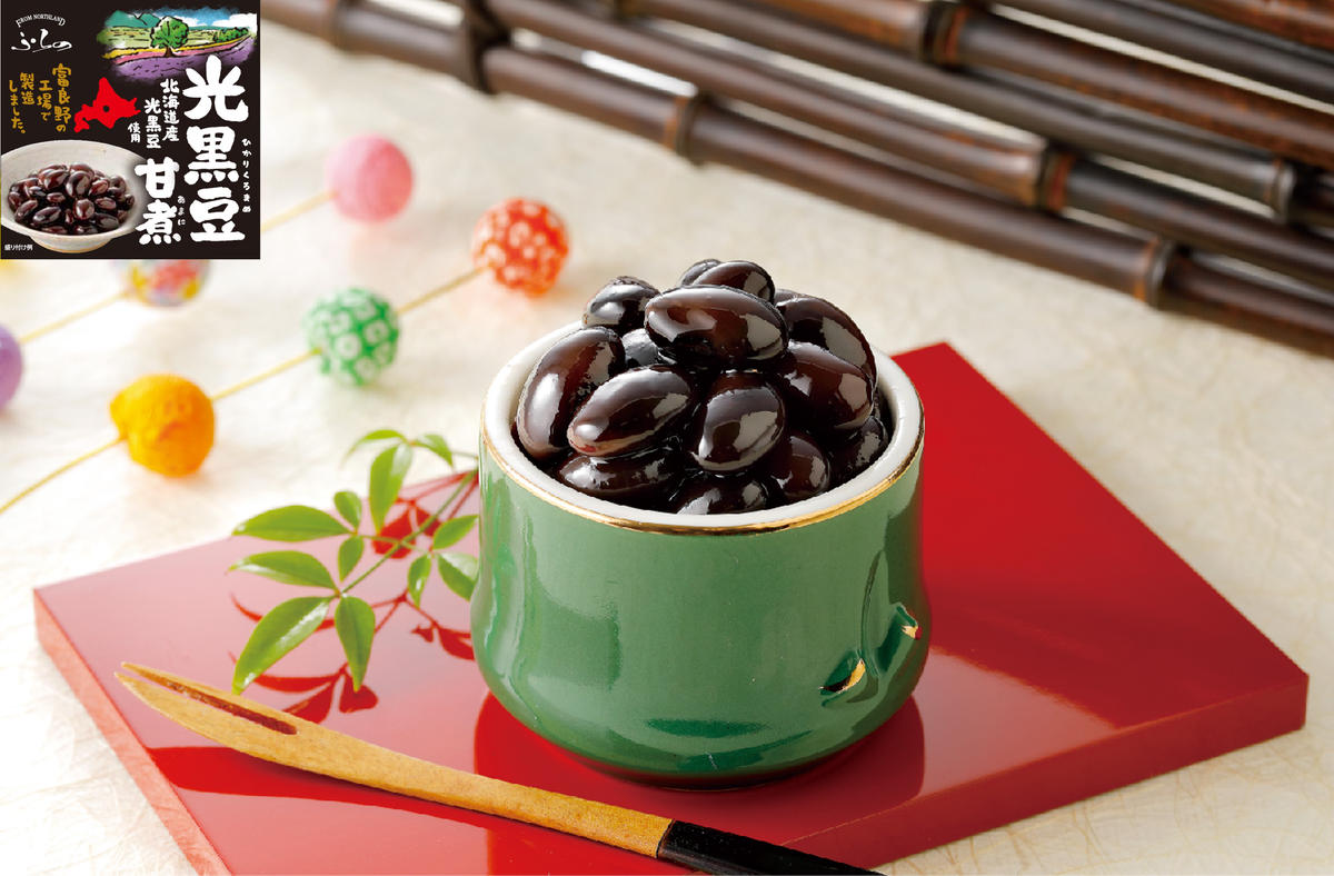 ふらの 光黒豆甘煮 85g×10缶入り