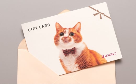 ぽぽねこギフト券（封筒タイプ）3,000円分「共通返礼品」 商品券 オンラインショップ 猫 ネコ