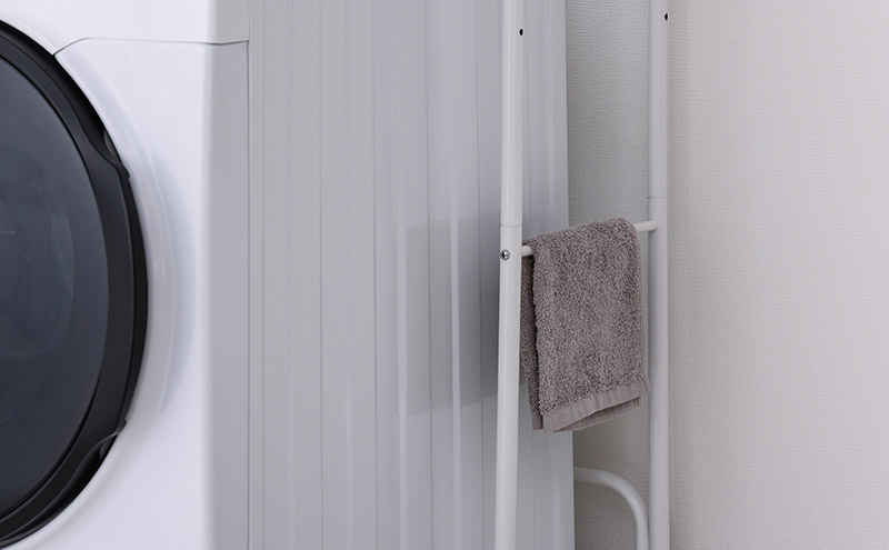 ランドリーラック スタイルランドリーラック SLR-695 ホワイト アイリスオーヤマ 洗濯機ラック 洗濯ラック 洗濯 洗濯機 ラック ランドリー ランドリールーム ランドリー収納 可動棚 収納 スリム 縦型 おしゃれ インテリア 