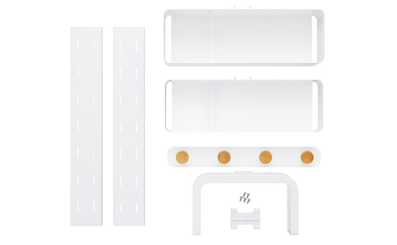 洗濯機横ラック ランドリーラック アイリスオーヤマ LMR-300 ホワイト 洗濯機 マグネット収納 隙間収納 ランドリーマルチラック 洗濯機ラック ランドリー収納 バスマット立て おしゃれ スリム 隙間 一人暮らし 洗面所 マグネット インテリア 